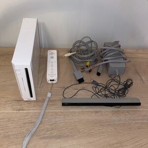 White Wii Console with Accessories